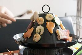Tartarenhut Tischgrill Grill mit Brennpaste Thermo Fire
