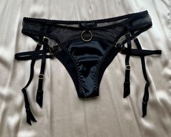 ⚜️ GONZALES AFFAIRES Luxus Dessous Slip Strumpfhalter S