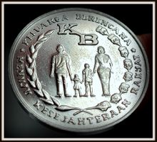 INDONESIEN 5 RUPIAH 1974