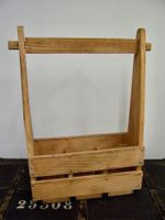 alter Flaschenträger aus Holz für 3 Flaschen