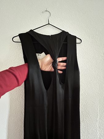 Zara Elegant Black dress with back decollete S- Size S