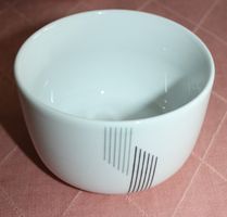 Kleine Schale Zuckerdose KAHLA weiss-grau-schwarz