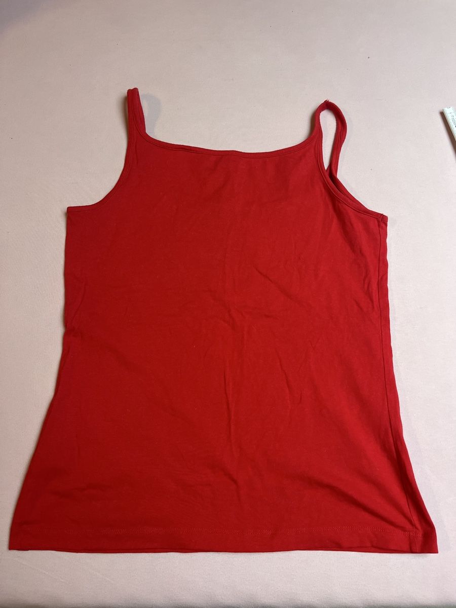 T-Shirts: Rotes Esmara Tanktop Gr. M 40/42 Top Sommer Basic 👚 – Gebraucht aus Kaisten von saleforfun 3