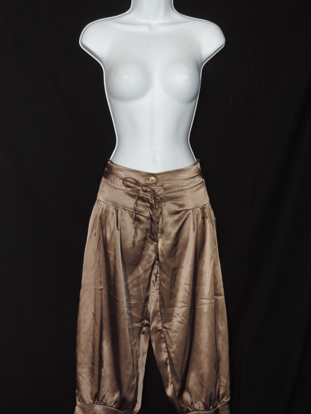 Hosen: corsaire ample brun scintillant – Gebraucht aus Genève von Axelle333 4