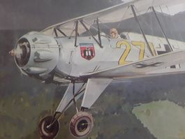 Bücker Bü 133 Jungmeister _ Modellflugzeug _ Heller _ 1:72
