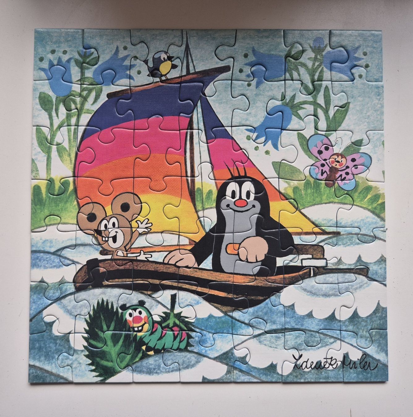 Ravensburger Puzzle: Maulwurf / Grabowski   3 x 49  Puzzle – Usato da Niederweningen venduto da Obson 1