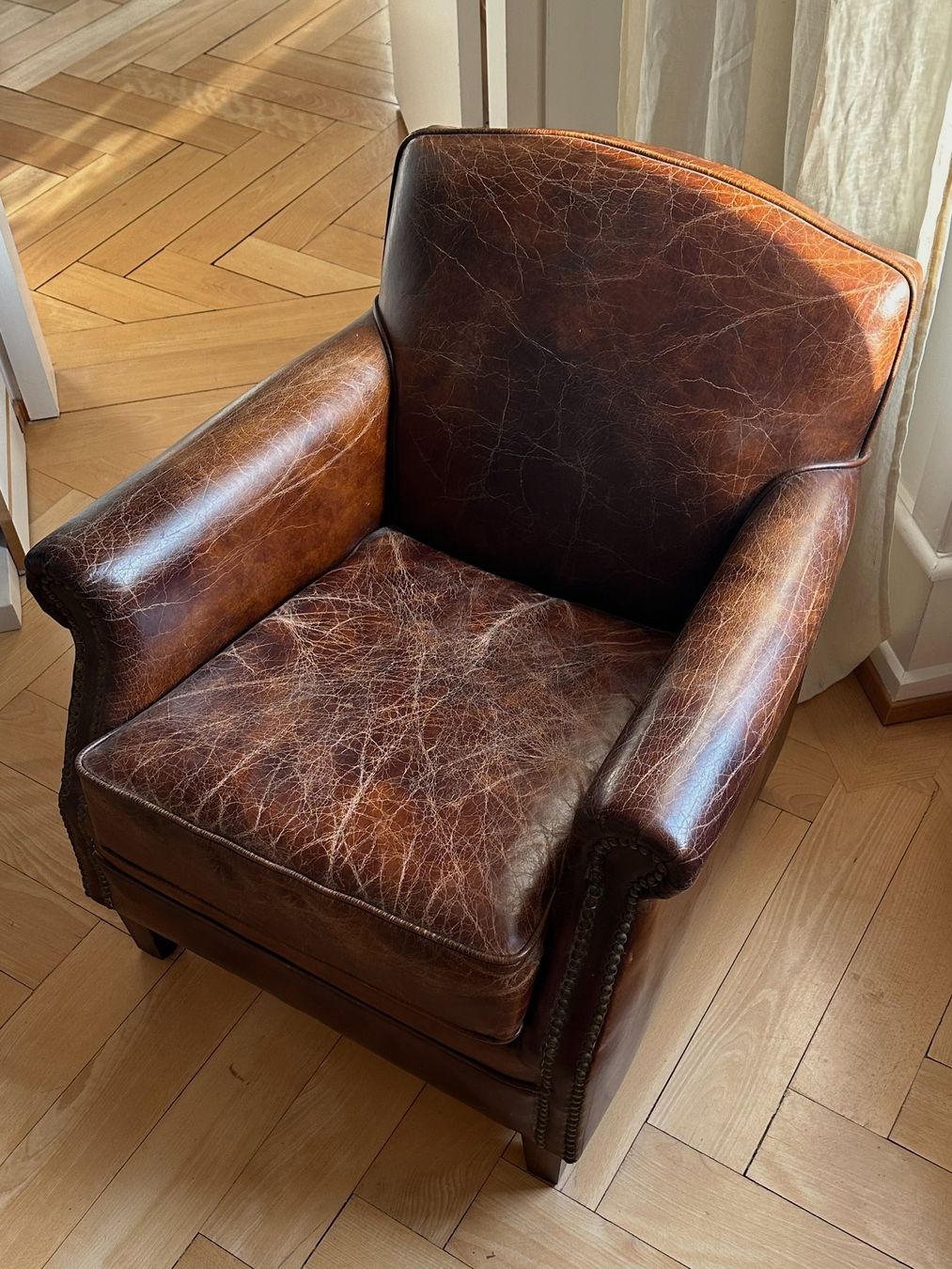 Poltrone: Vintage-Clubsessel aus Leder – Usato da Zürich venduto da lixius
