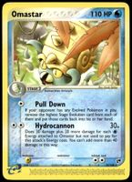 Omastar 19/100 Rare Pokémon EX Sandstorm