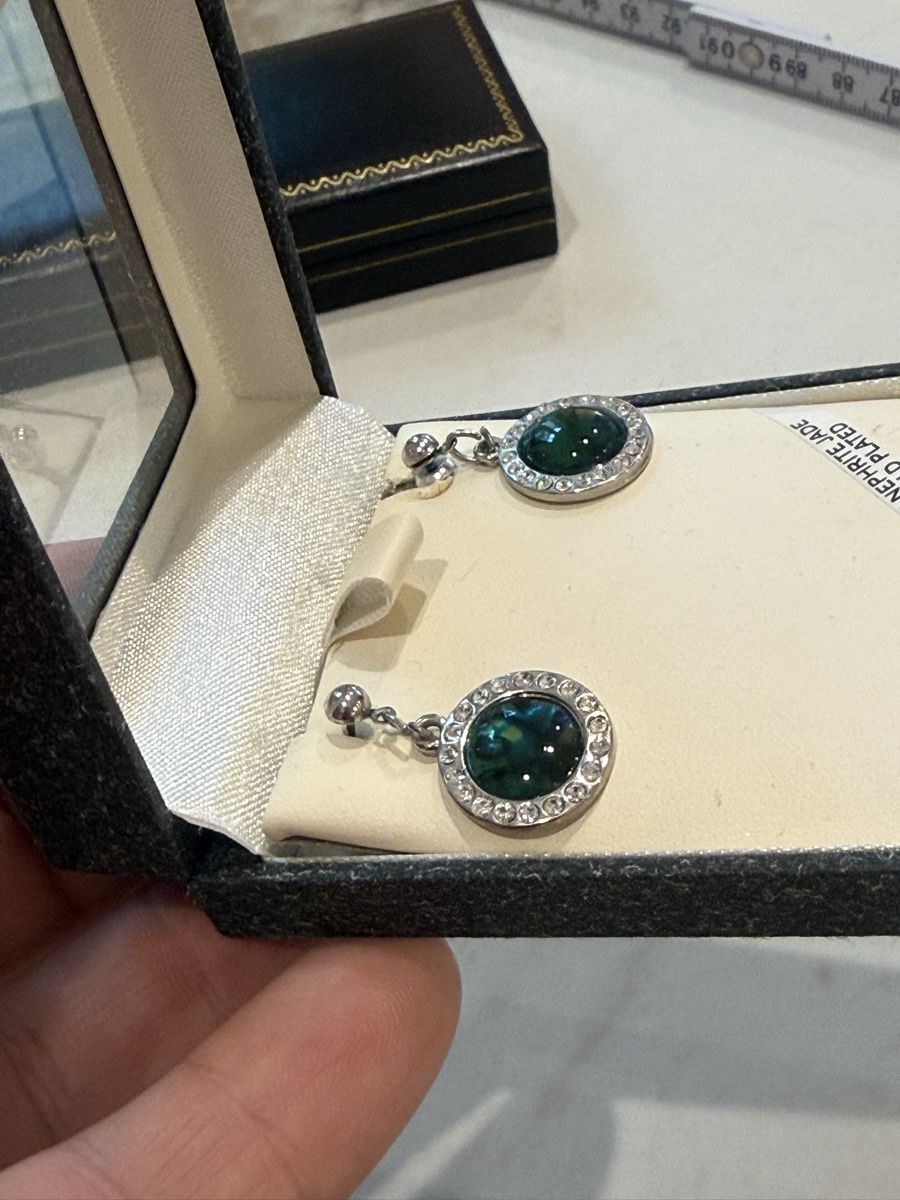 Orecchini pendenti & Orecchini a lobo: Ohrringe Jade NEU – Nuovo (secondo la descrizione) da Ellighausen venduto da privateseller 4