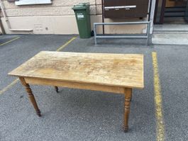 Beizentisch 150 cm, Biedermeier Tisch, Vintage Tisch