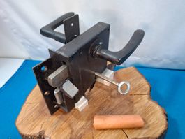 1 antikes Tür Schloss SET mit Schlüssel DM6.3cm (4045X#TBS1)