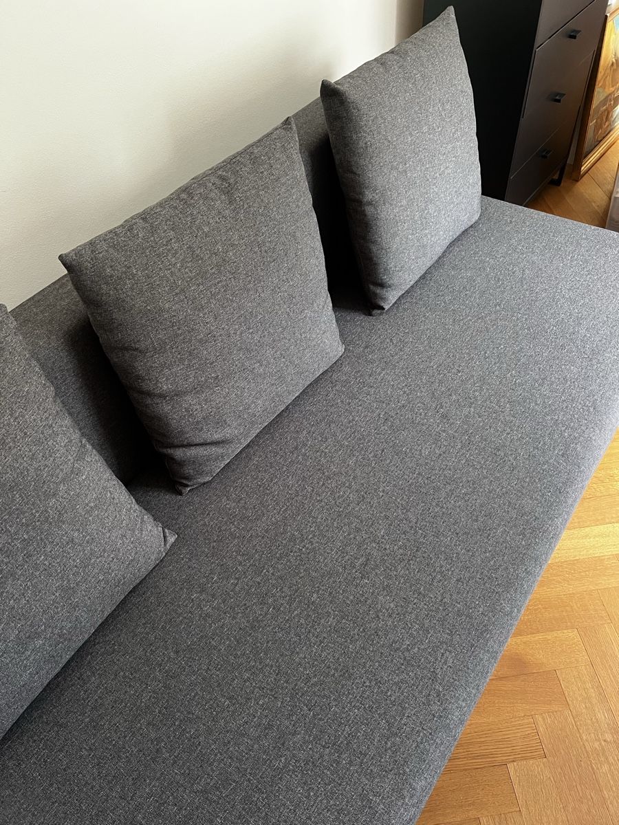 Divani: IKEA Bettsofa ASARUM 3-er Grau Sofa 191cm – Nuovo (secondo la descrizione) da Schaffhausen venduto da vandemonian 6