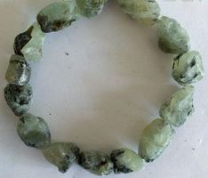 Prehnite, Nuggets 17x15mm, Strang