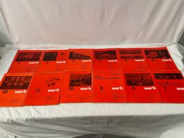 WERK 1958 kompl. Jg. 12x Architektur Zeitschrift vintage