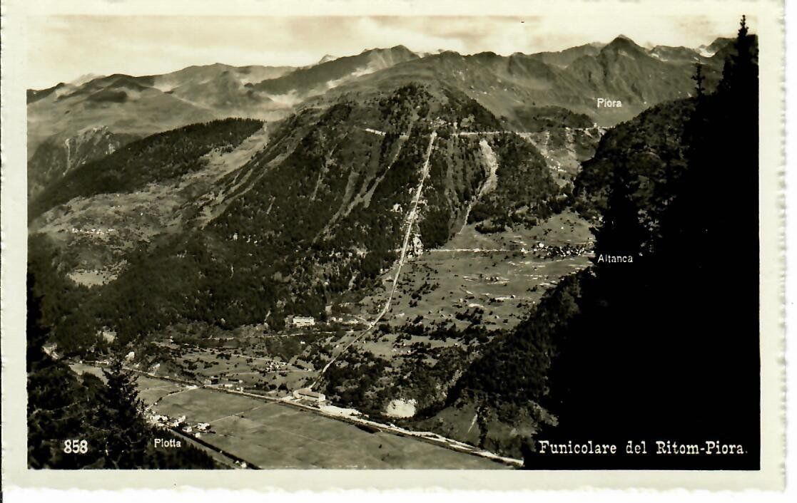 Cartoline postali: Funicolare del Ritom-Piora – Usato da Hochdorf venduto da Ziegel-16