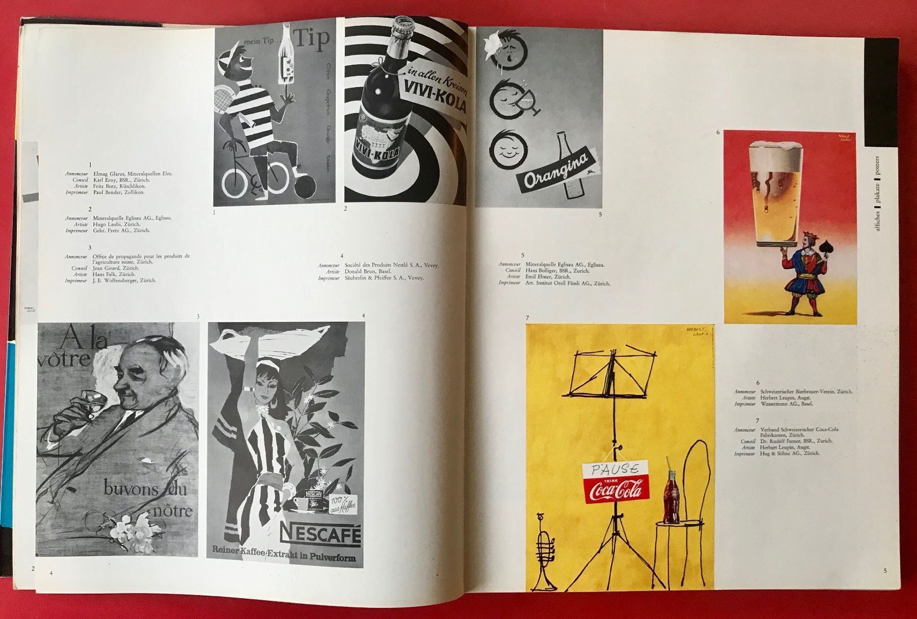 Bücher: PUBLICITÉ 8 Katalog CH-Werbung 52 RAR – Gebraucht aus Zürich von EYEBOOKS 2