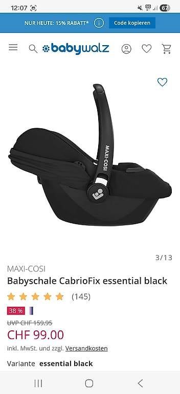 Seggiolini per auto: Babyschale neu – Usato da Therwil venduto da cag_jy2h