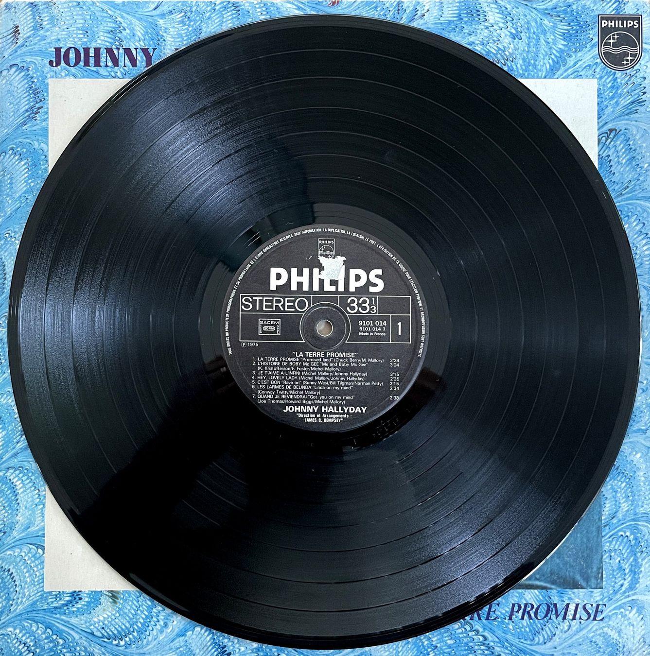 Schallplatten: Johnny Hallyday - La terre promise – Gebraucht aus Savagnier von Ne2065 2