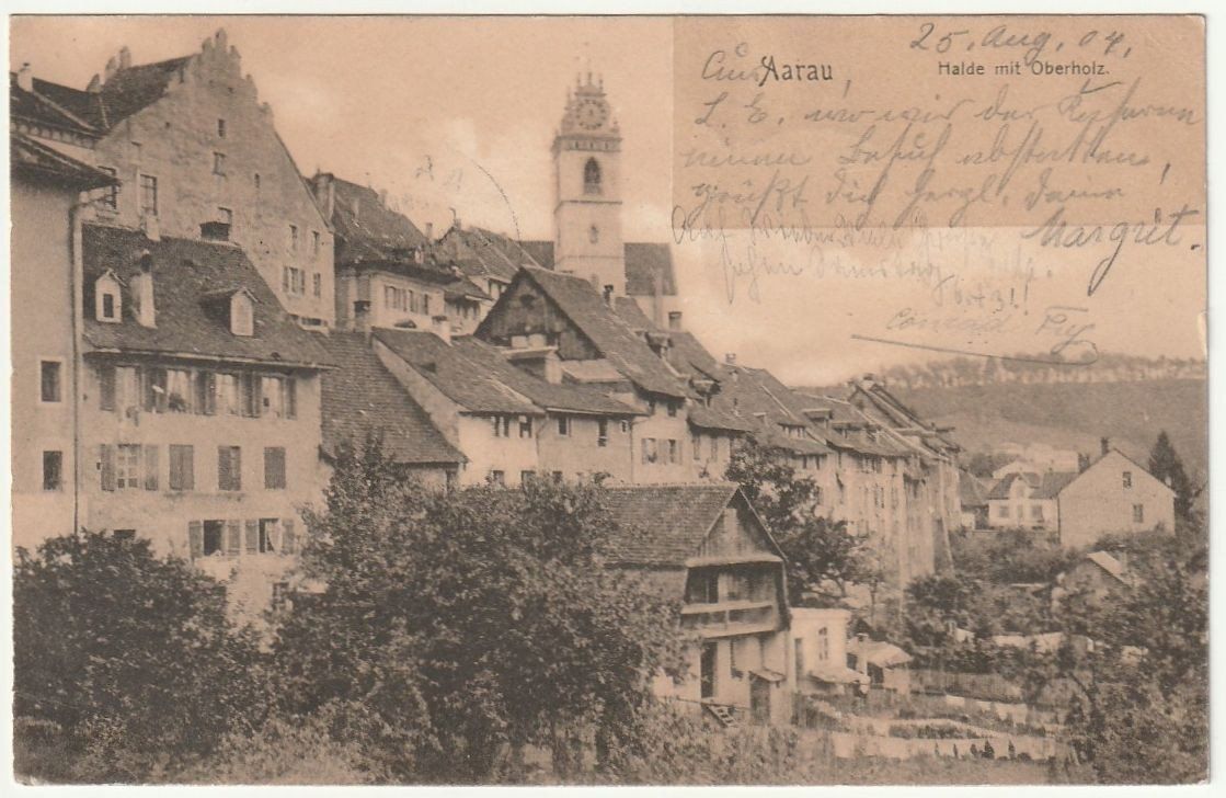 Cartes postales: AK AARAU Halde mit Oberholz 1904 – D'occasion à Fislisbach par Zigzag12