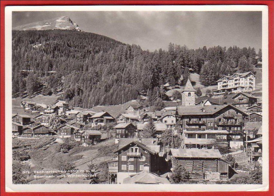 Cartoline postali: TSCHIERTSCHEN, GROSSFORMAT – Usato da Grüningen venduto da Kartenlaube