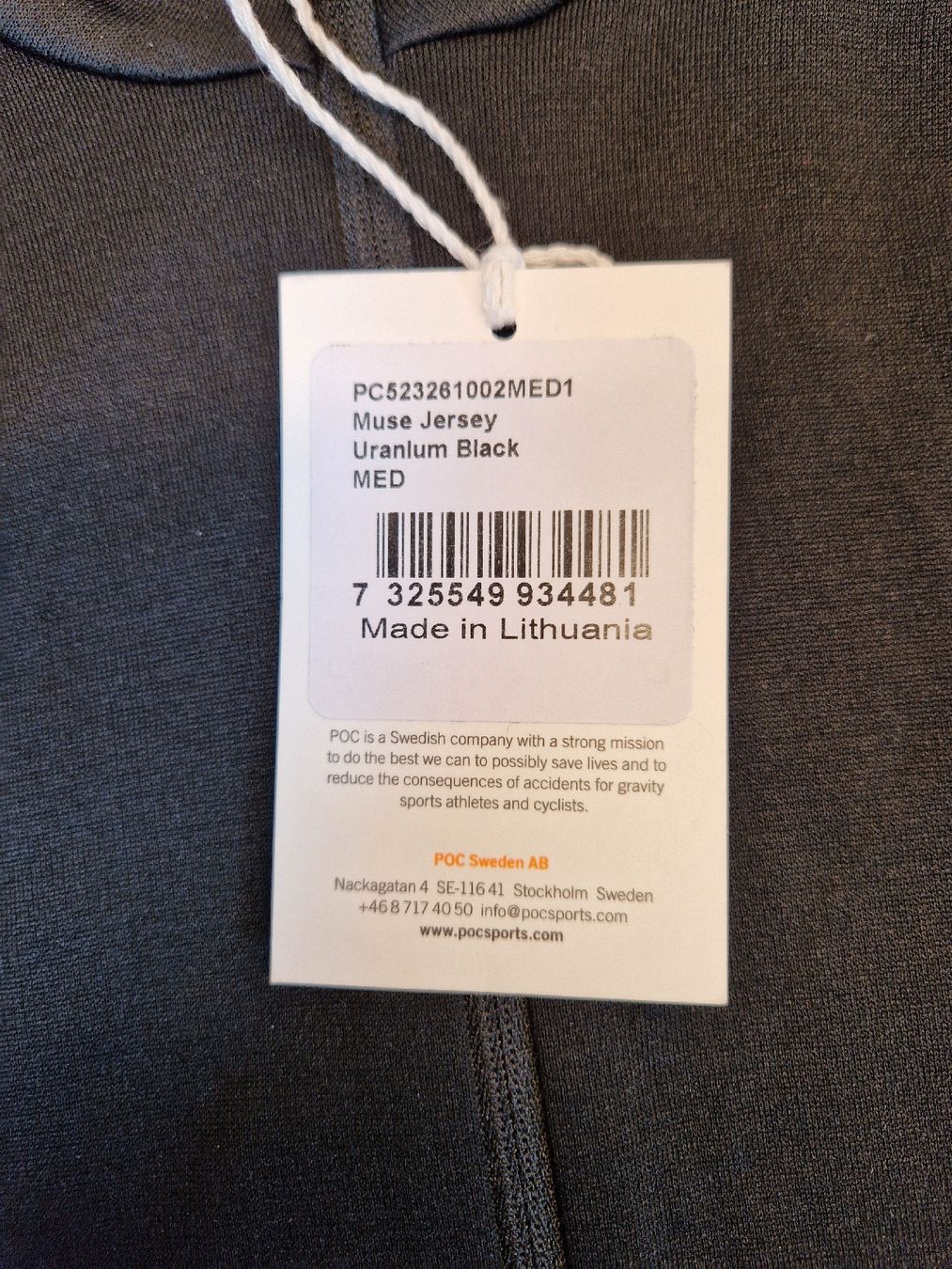 Poc Leibchen & Hosen: POC Muse Trikot Herren - Uranium Black Grösse M – Neu und originalverpackt aus Braunau von Brand-Store 8