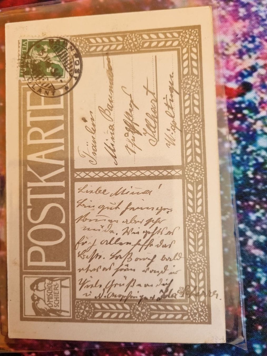 Ansichtskarten: CH AK 1916 GEL. – Gebraucht aus Dintikon von bonita099 1