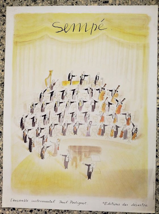 Sempé Poster 60 x 80cm (D'occasion) à Zürich pour CHF 15 – avec ...