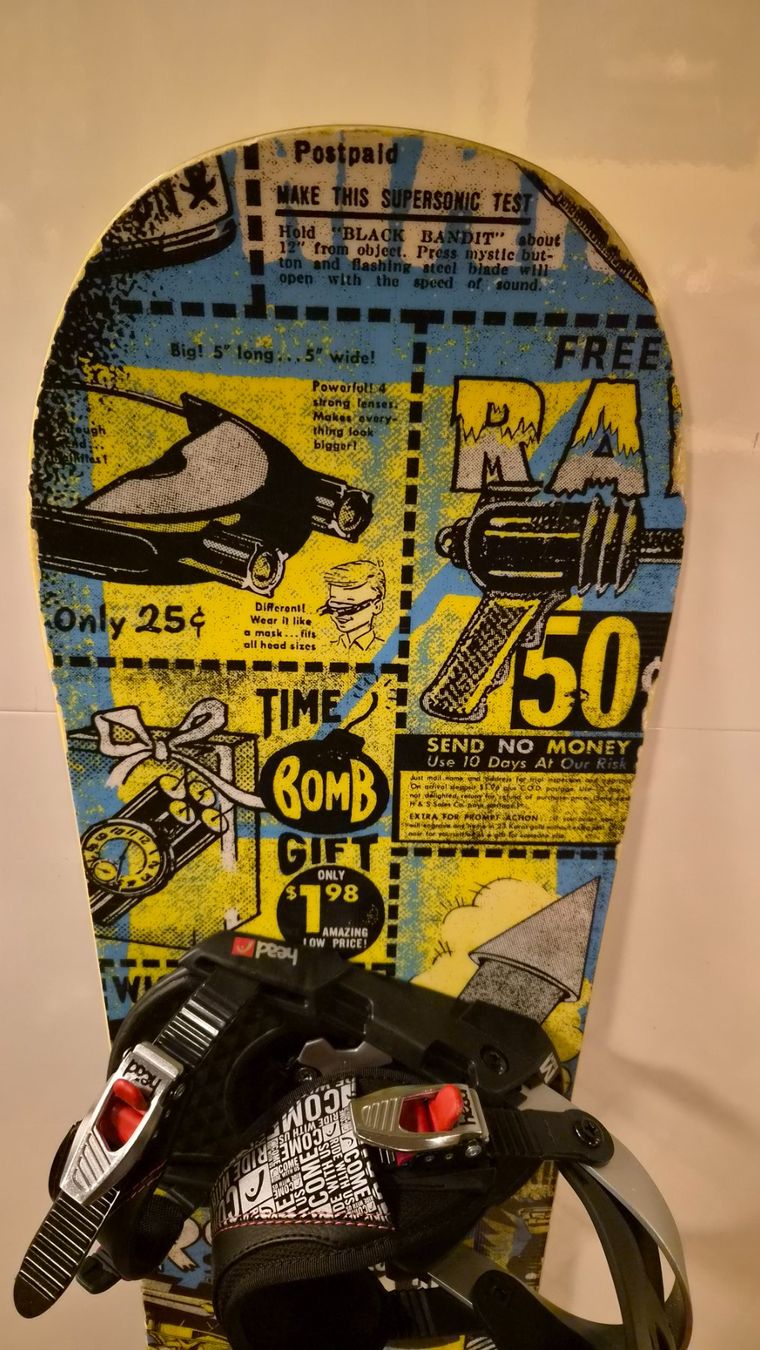 Snowboard Nitro Board: Nitro Snowboard 138cm inkl. Bindung – Usato da Oberrieden venduto da Raja011 3
