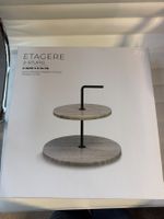 Marmor Etagere 2-stufig, neu, Deko für den Tisch