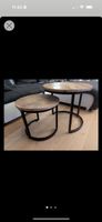 Couchtische Beistelltische, 2 Stück, Industrial Design