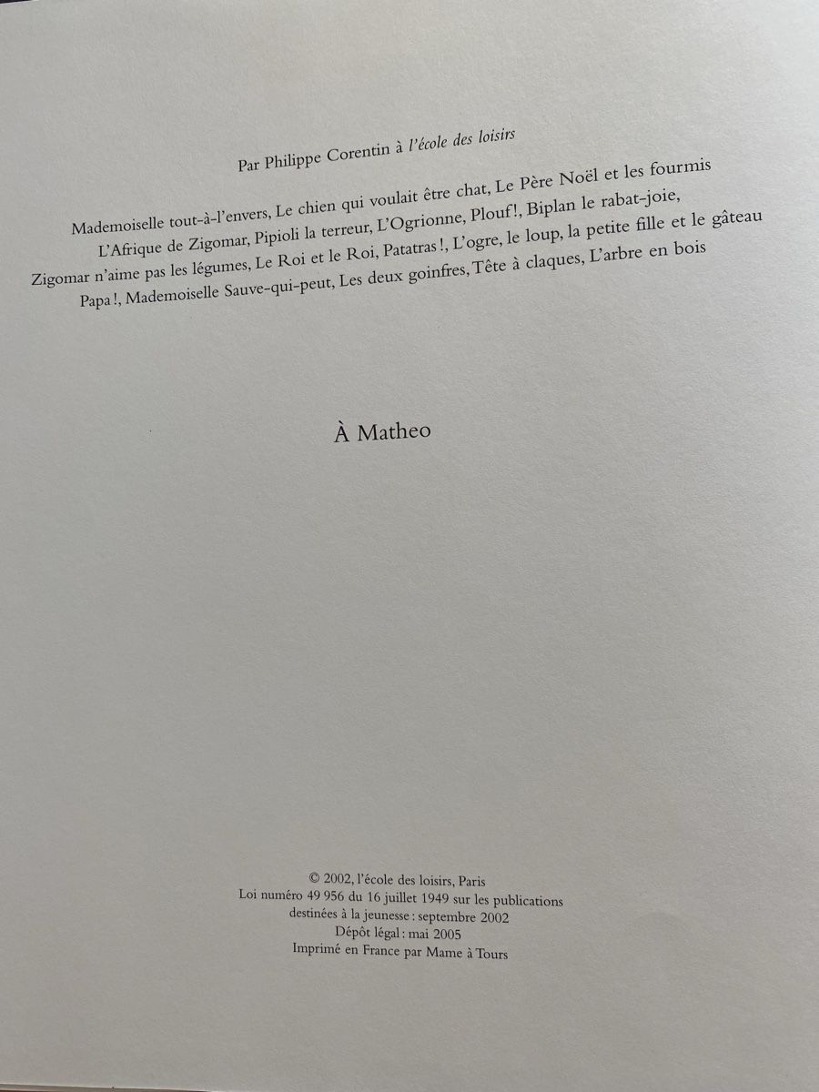 Libri: Machin Chouette - Philippe Corentin – Usato da Schwarzenburg venduto da Michellu 4