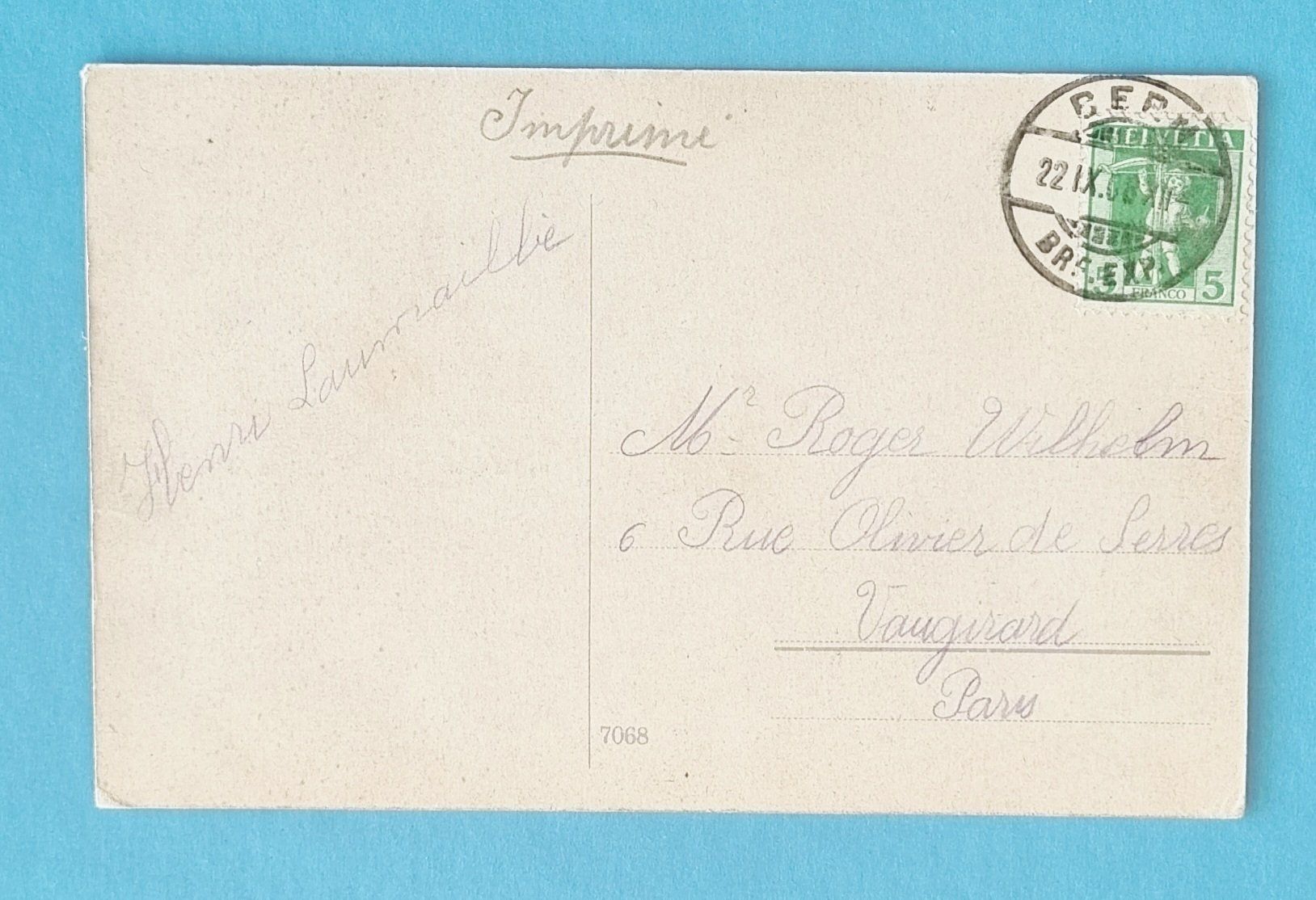 Cartoline postali: Bern - Bärenkarte - Bären Orchester -  1908 – Usato da Rothrist venduto da RROENK 1