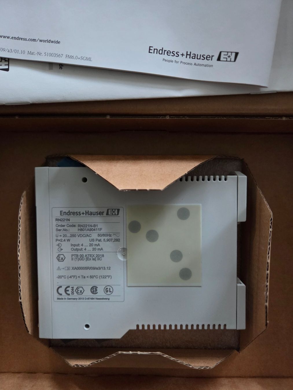 Componenti elettronici: ENDRESS + HAUSER Speisetrenner RN221N – Usato da Engwilen venduto da dmr_wr8k 1
