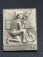Gedenk-Brosche (Plakette) Soldaten-Weihnacht Bern1939