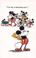 GRUSS von MICKEY MOUSE 1942 - ORIGINALKARTE