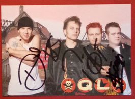QL Autogramm signiert Foto 10x15cm CH Fun-Punk-Band