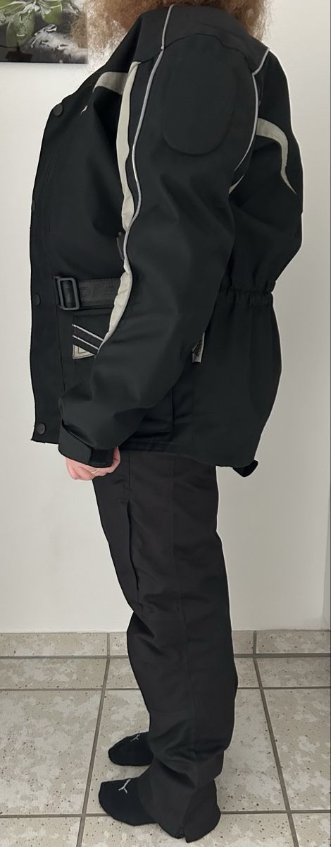 IXS Giacche: Motorradjacke Schwarz Grau Grösse M . – Usato da Rheinfelden venduto da Rose094 4