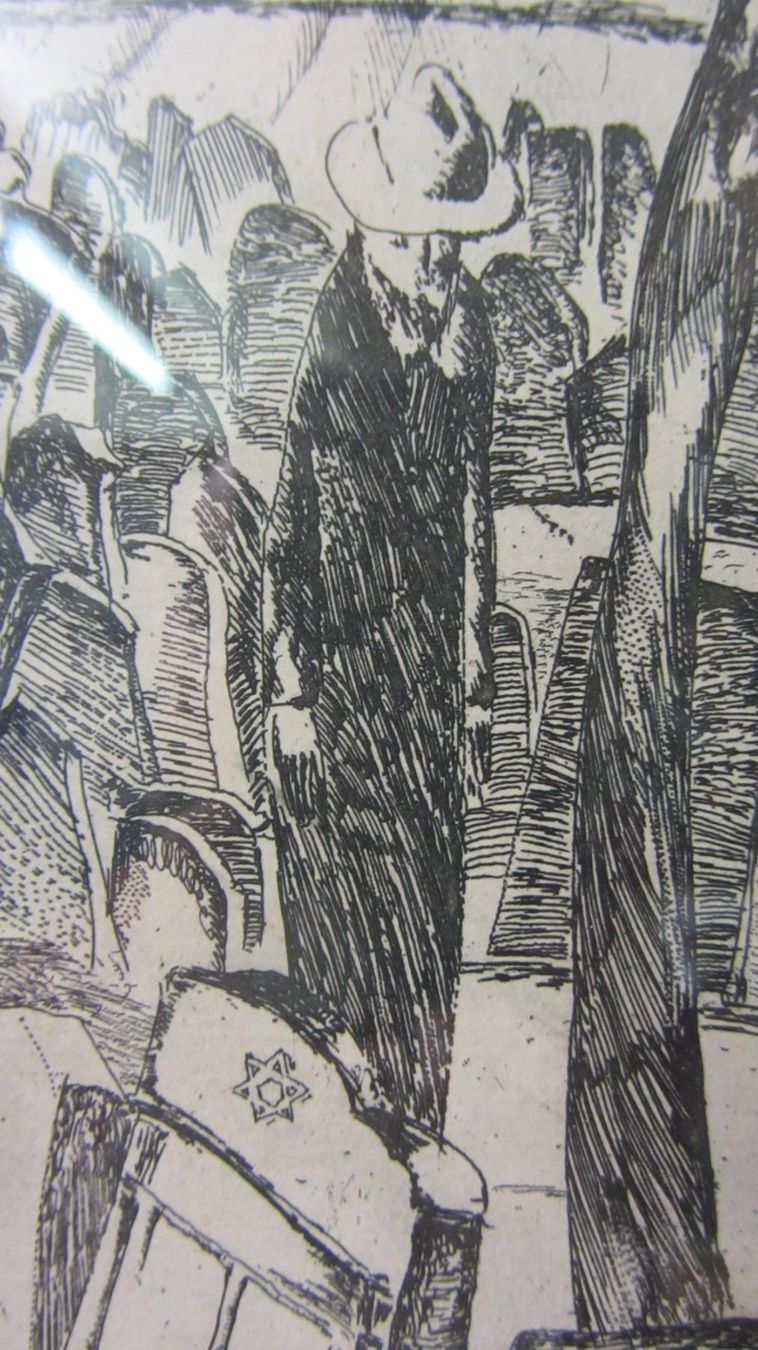 Dipinti: Jüdischer Friedhof, Signiert – Usato da Hölstein venduto da niala06 6