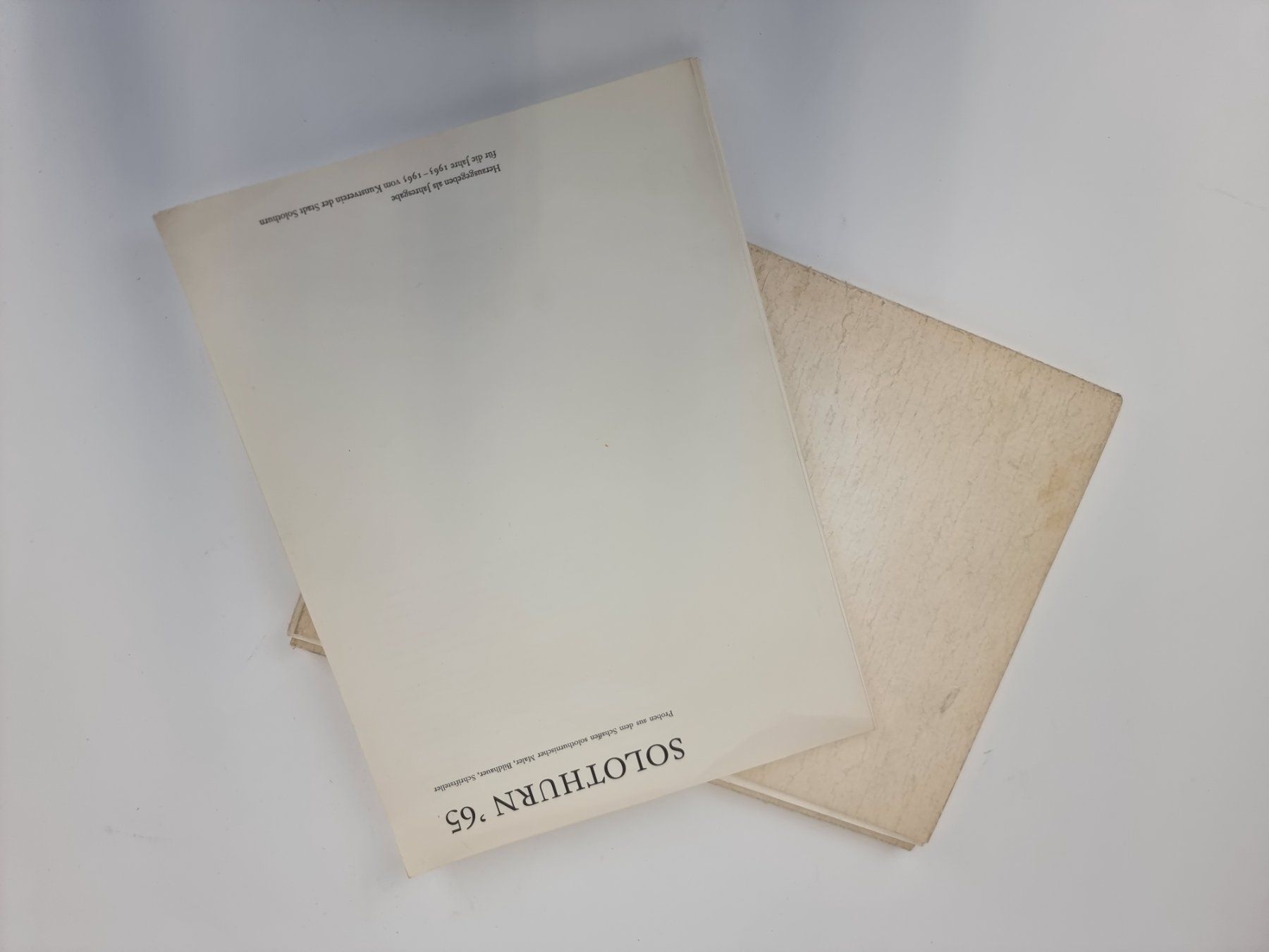 Libri: Solothurn `65 Kunstverein – Usato da Urtenen-Schönbühl venduto da Restwert_Schoenbuehl