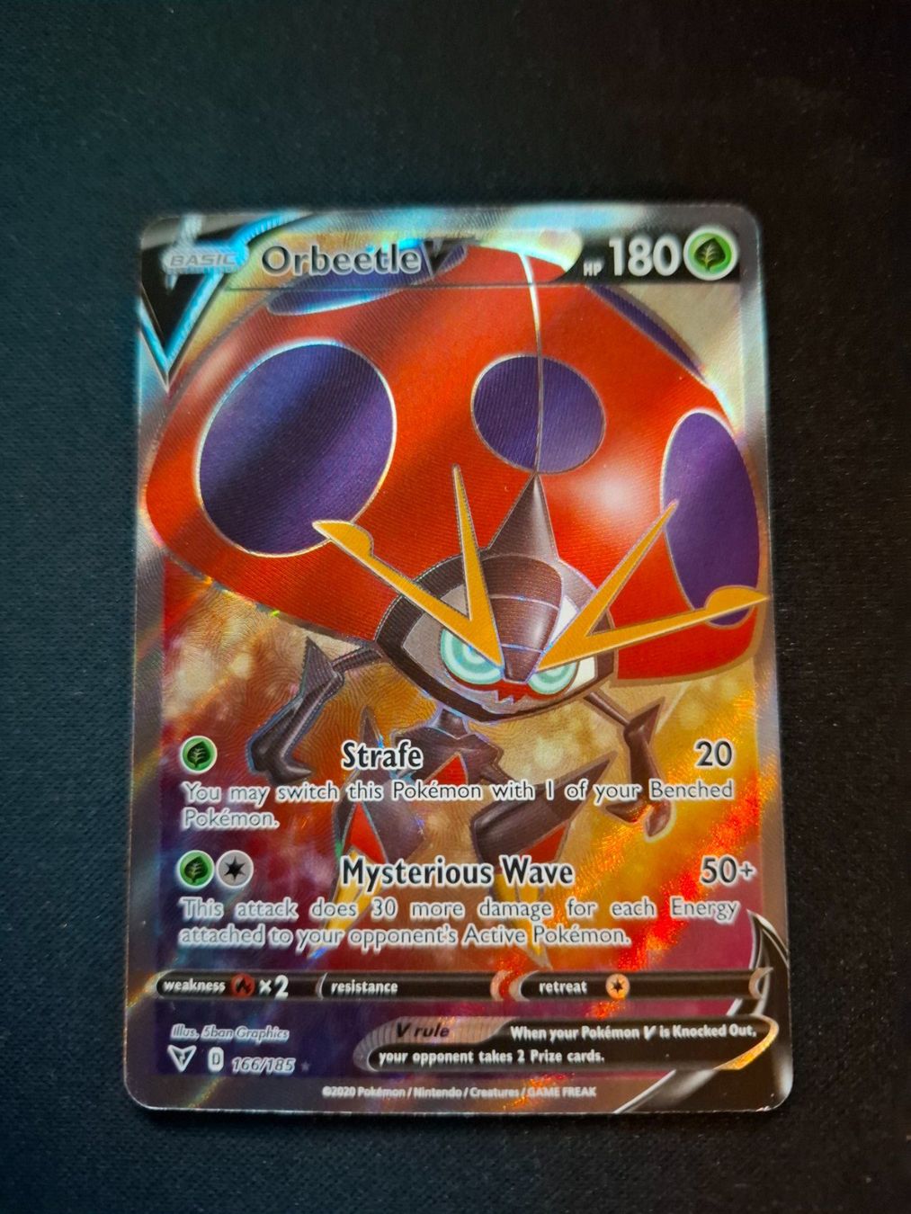 Pokémon Carte collezionabili: Pokemon Orbeetle V 166/185 Vivid Voltage – Nuovo (secondo la descrizione) da Gammen venduto da Karbax