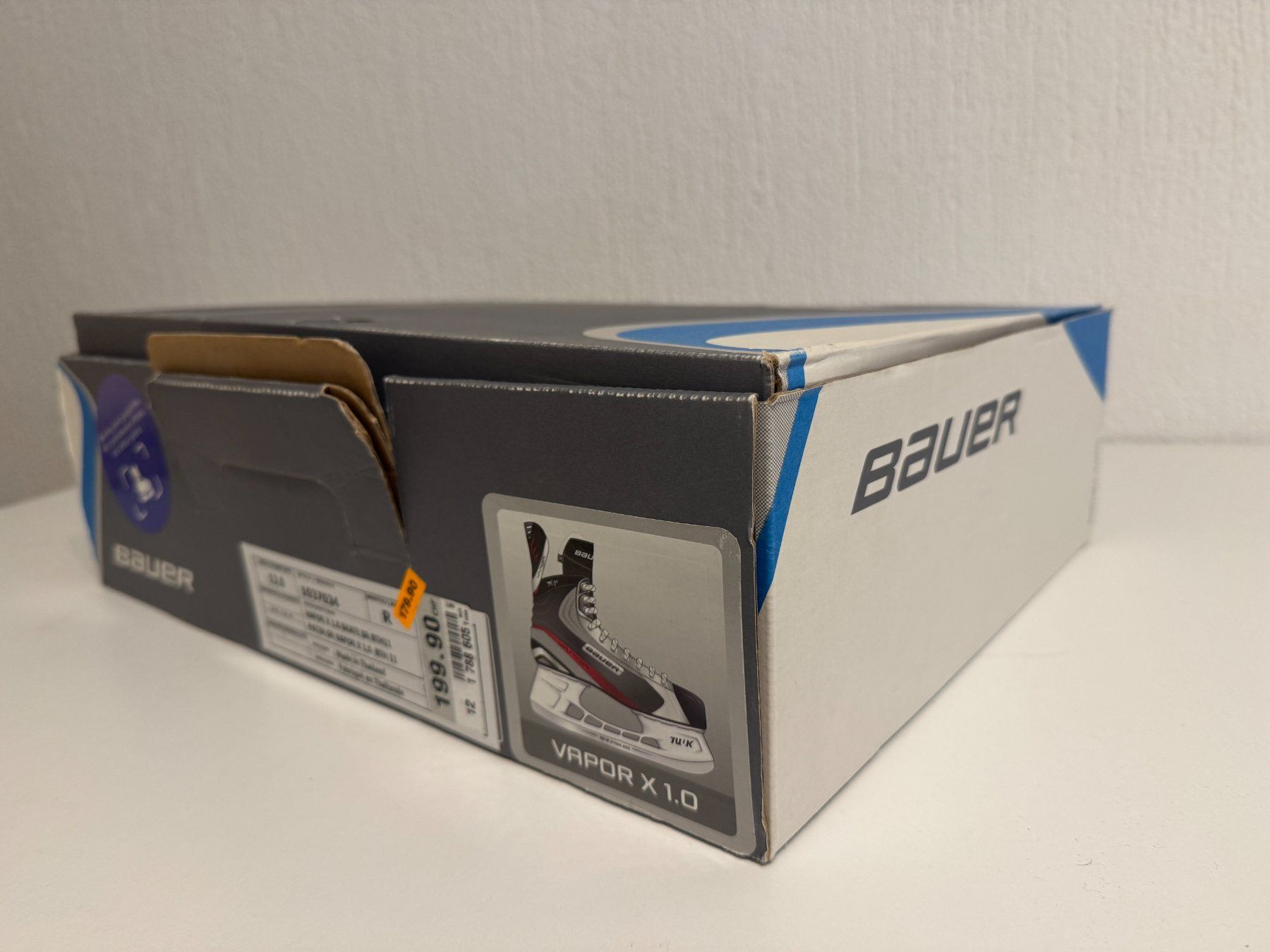 Bauer Pattini da ghiaccio: Bauer Schlittschuhe inkl Kufen schutz – Nuovo (secondo la descrizione) da Bülach venduto da Antonio97 5