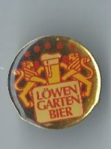 Placchette & Badge: Löwen Garten Bier, Pin – Usato da Zürich venduto da t24_de