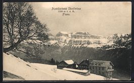 Flums, Alpenkurhaus Sässliwiese im Schn