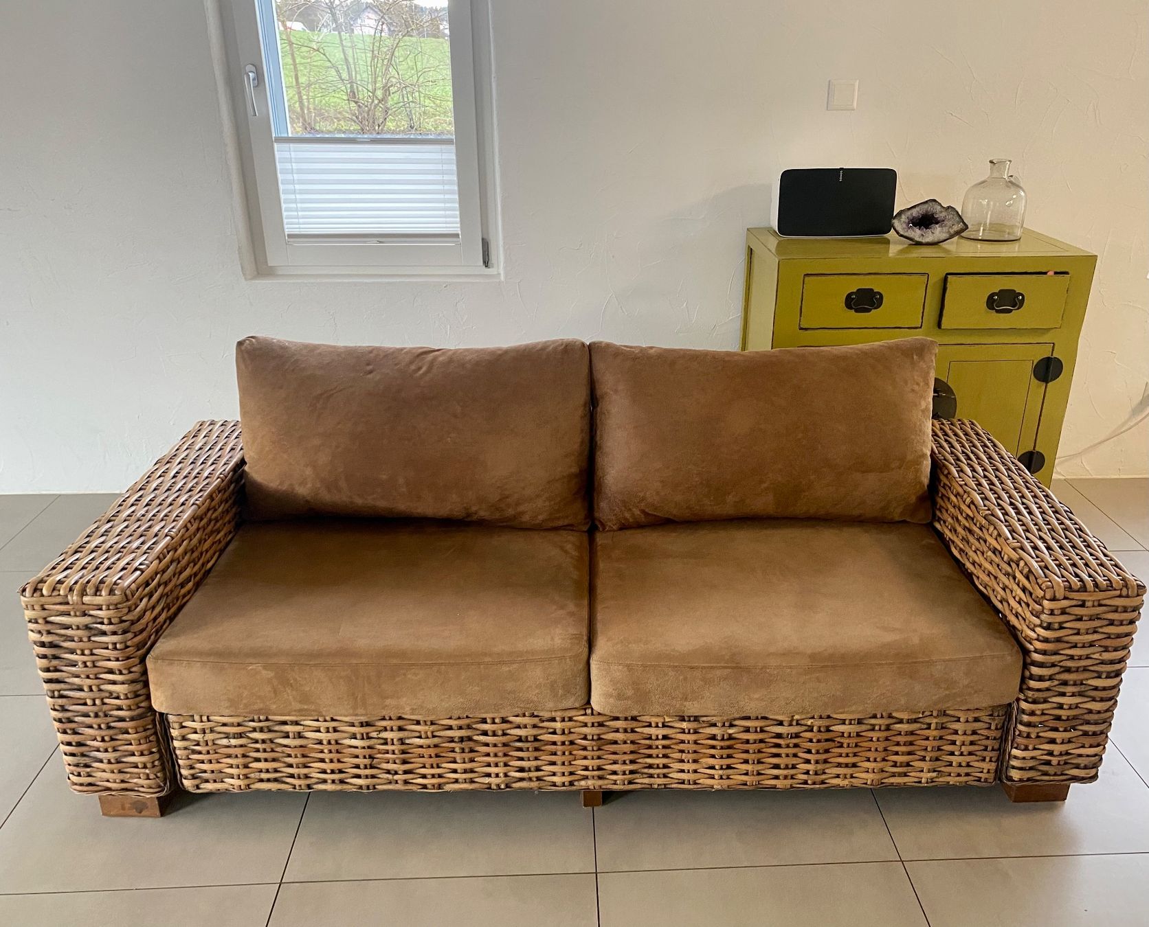 Divani: Rattansofa natur – Usato da Mägenwil venduto da OsakaNinja 2