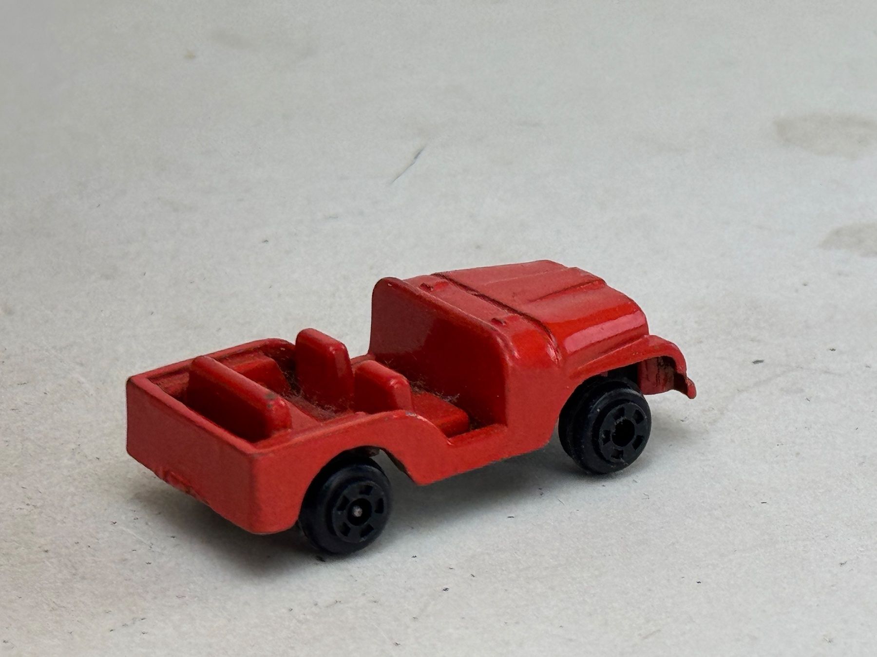 Jeep Modellini d'auto: GB5- Metallmodell Jeep orange – Usato da Elm venduto da Wikmtz 1