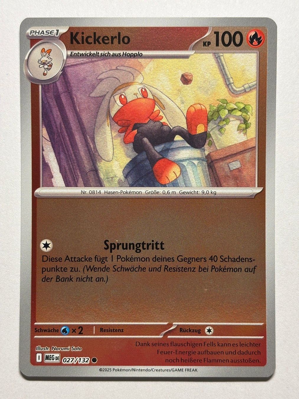 Pokémon Sammelbilder & Trading cards: Kickerlo (MEG 27) - Reverse Holo - DE – Gebraucht aus Allschwil von bul_5pmr