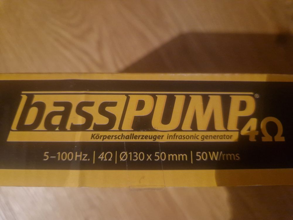 Sinuslive Bass Pump III Haut-parleur 8 Ohm Pour Voiture - Noir