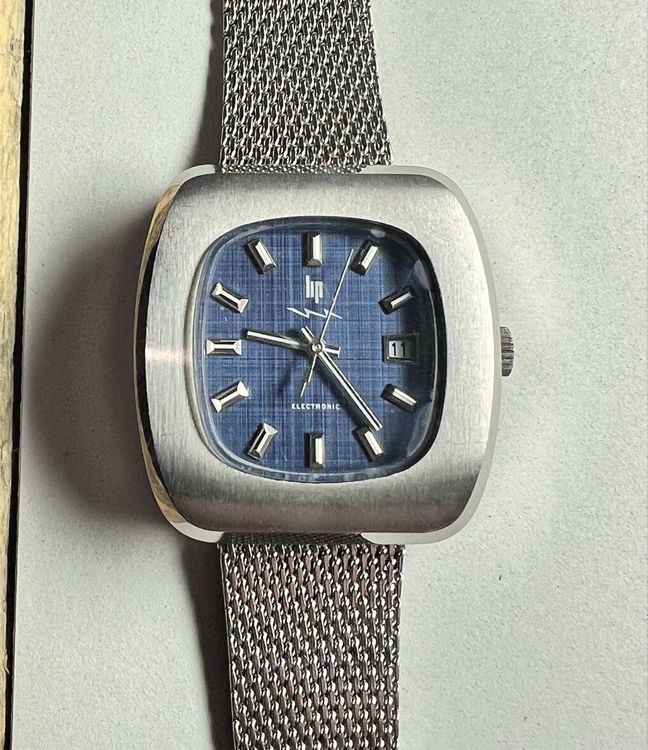Montre Vintage LIP Electronic NL 80 - Mécanique Manuelle - Acier - Fabriqué En Suisse
