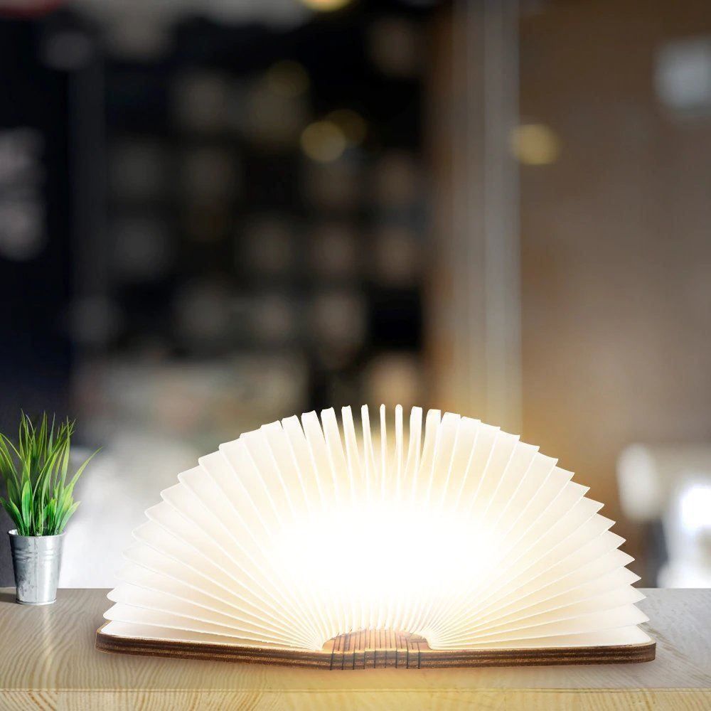 Lampade: ECHT Holzklapp Mini Buch LED Buchlampe – Nuovo e nell'imballaggio originale da Arth venduto da Top-E 1