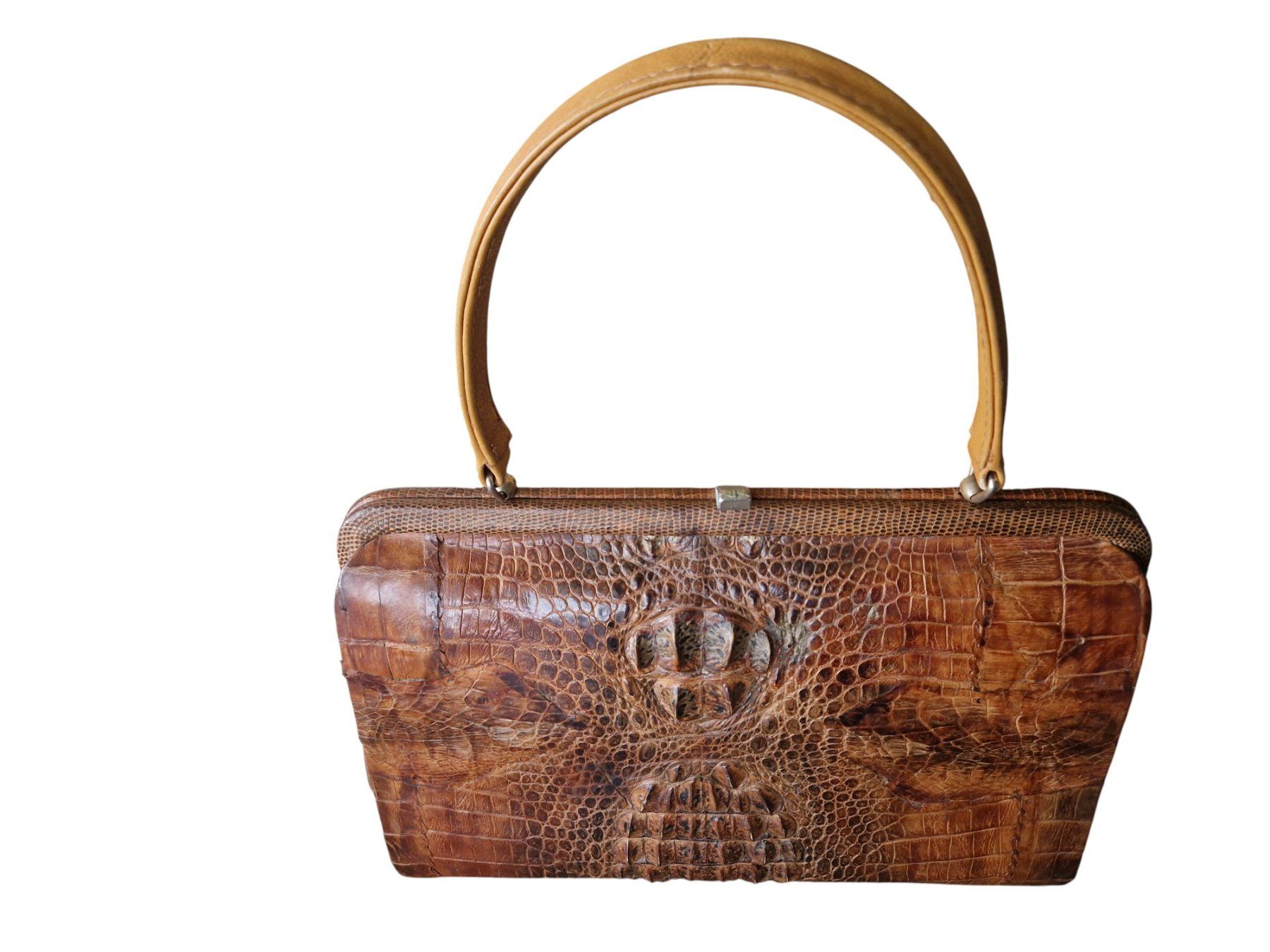 Borse da donna: 1950er Handtasche Kroko – Usato da Mörschwil venduto da wunderkiste44